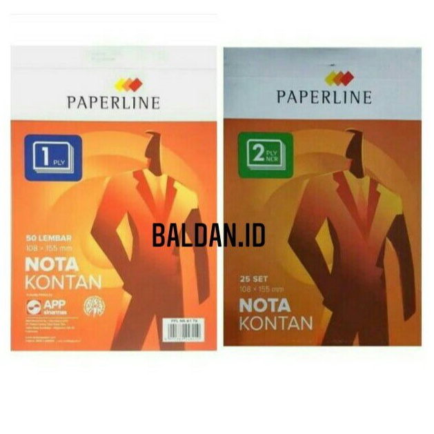 

Buku Nota Kontan Kecil 1Ply/2ply Paperline Satuan