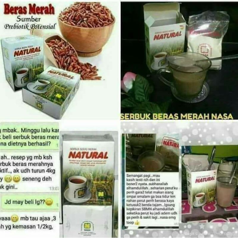 

SBMN NASA (Serbuk beras Merah) 250GRAM