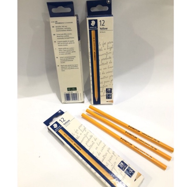 

Pensil 2B Staedtler Yellow isi 12pcs / Pensil Staedtler for computer