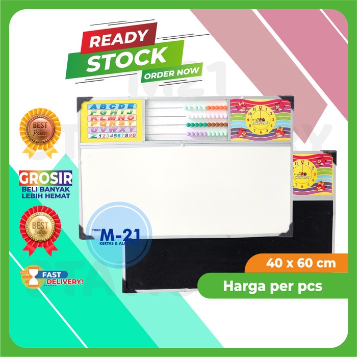 

PAPAN TULIS + SEMPOA 40x60cm