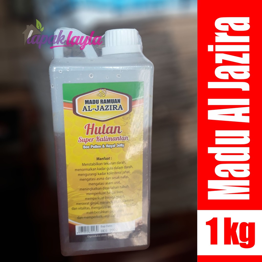 Madu Hutan Super Kalimantan Plus Bee Pollen &amp; Royal Jelly 1 Kg Al Jazirah