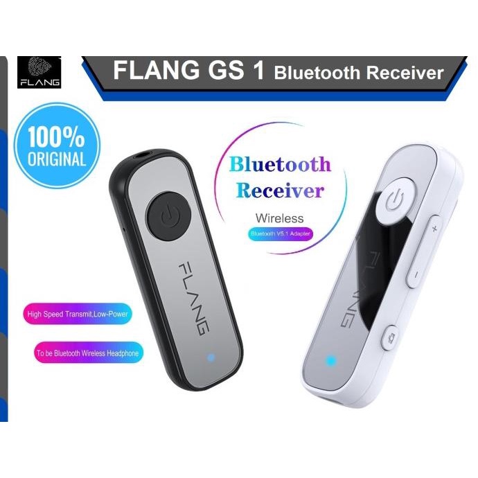 [[COD]] FLANG GS1 Bluetooth 5.1 Audio Receiver Wireless Adapter HeadsetSpeaker BERKUALITAS Kode 838