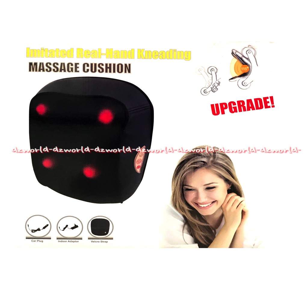 Imitated Real hand kneading massage cushion alat pijat punggung listrik dengan daya 12W