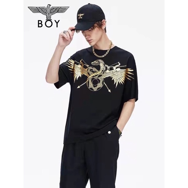 BOY04 KAOS T-SHIRT BOY LONDON PRIA WANITA ASIA EROPA WINGS