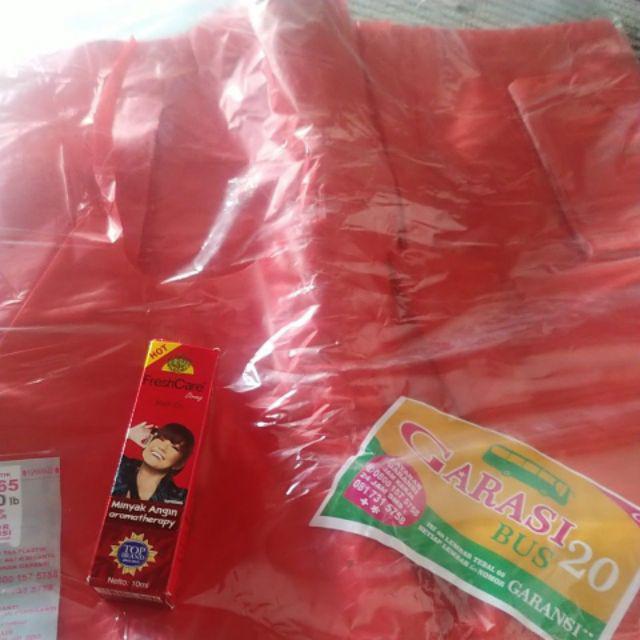 Kantong Plastik Kresek Hitam/merah Besar