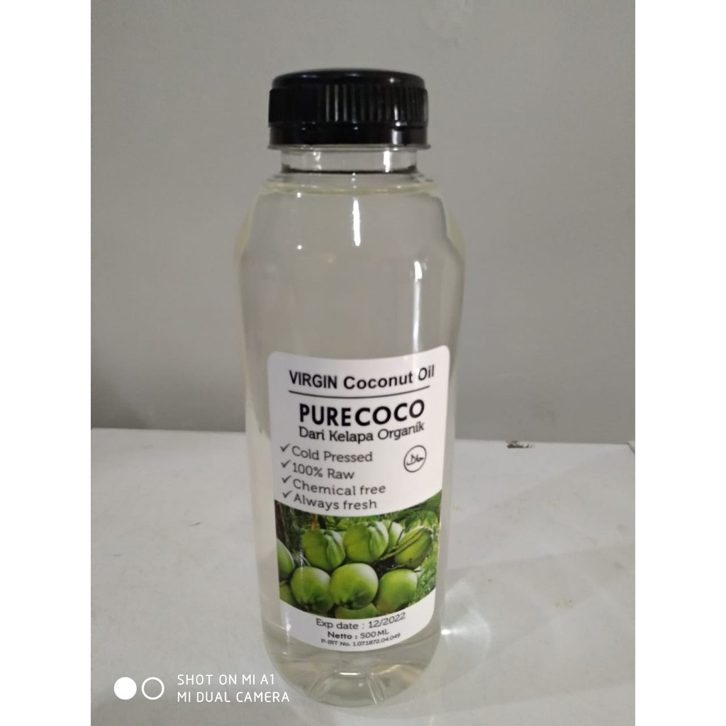

VCO (Virgin Coconut Oil) - Minyak Kelapa Purecoco - 500ml