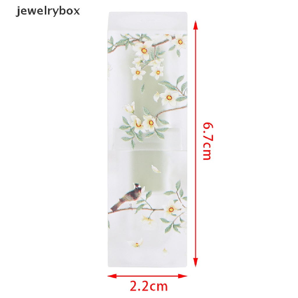 (jewelrybox) 1pc Tabung Kosong Bentuk Persegi Untuk Lip Balm / Makeup / Kosmetik DIY