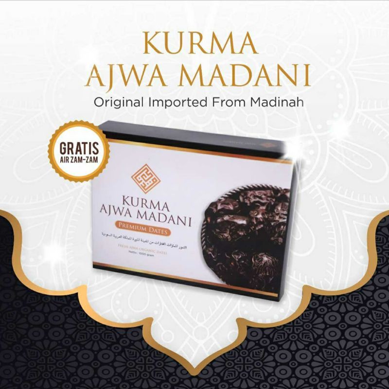 

KURMA AJWA MADANI GRATIS AIR ZAMZAM