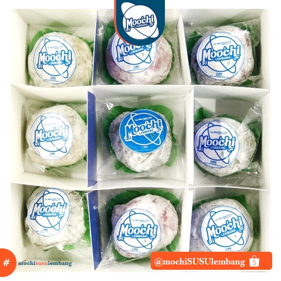

RB MOCHI SUSU LEMBANG MochiLembangPREMIUM [1 Box 9 pcs] / Oleh Oleh Bandung Makanan Bandung Hits