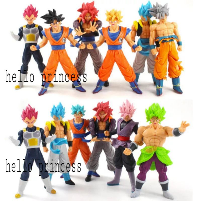 GOKU JIREN ZAMASU DRAGON BALL SET 6 ACTION FIGURE