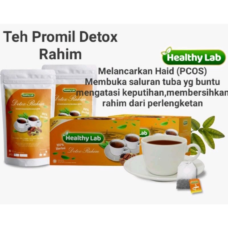 Teh promil detox rahim/ melancarkan haid/Pcos/