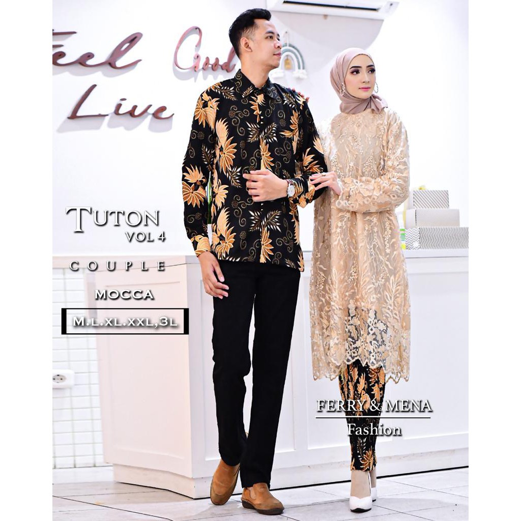 Kebaya Couple Tille, Tille Couple Terbaru, Kebaya Tunik Couple