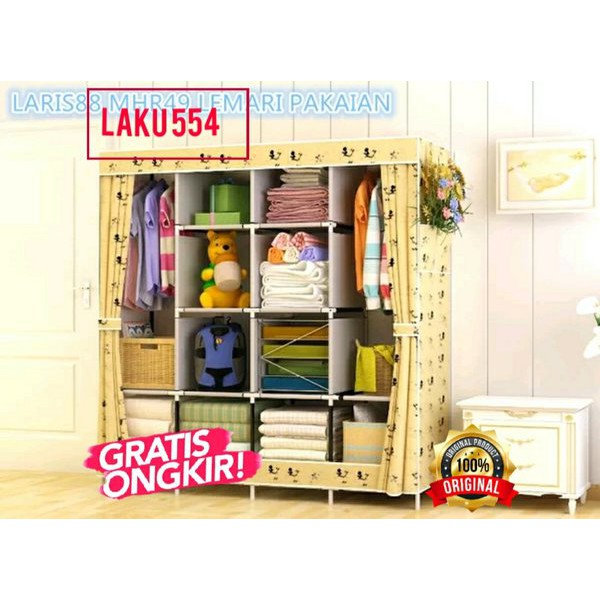 Lemari pakaian plastik jumbo