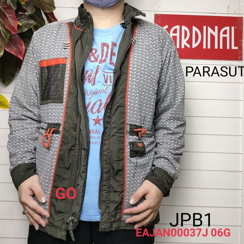 BB JPB CARDINAL JAKET PARASUT Cowok Casual Jaket Tebal Cowok Baru