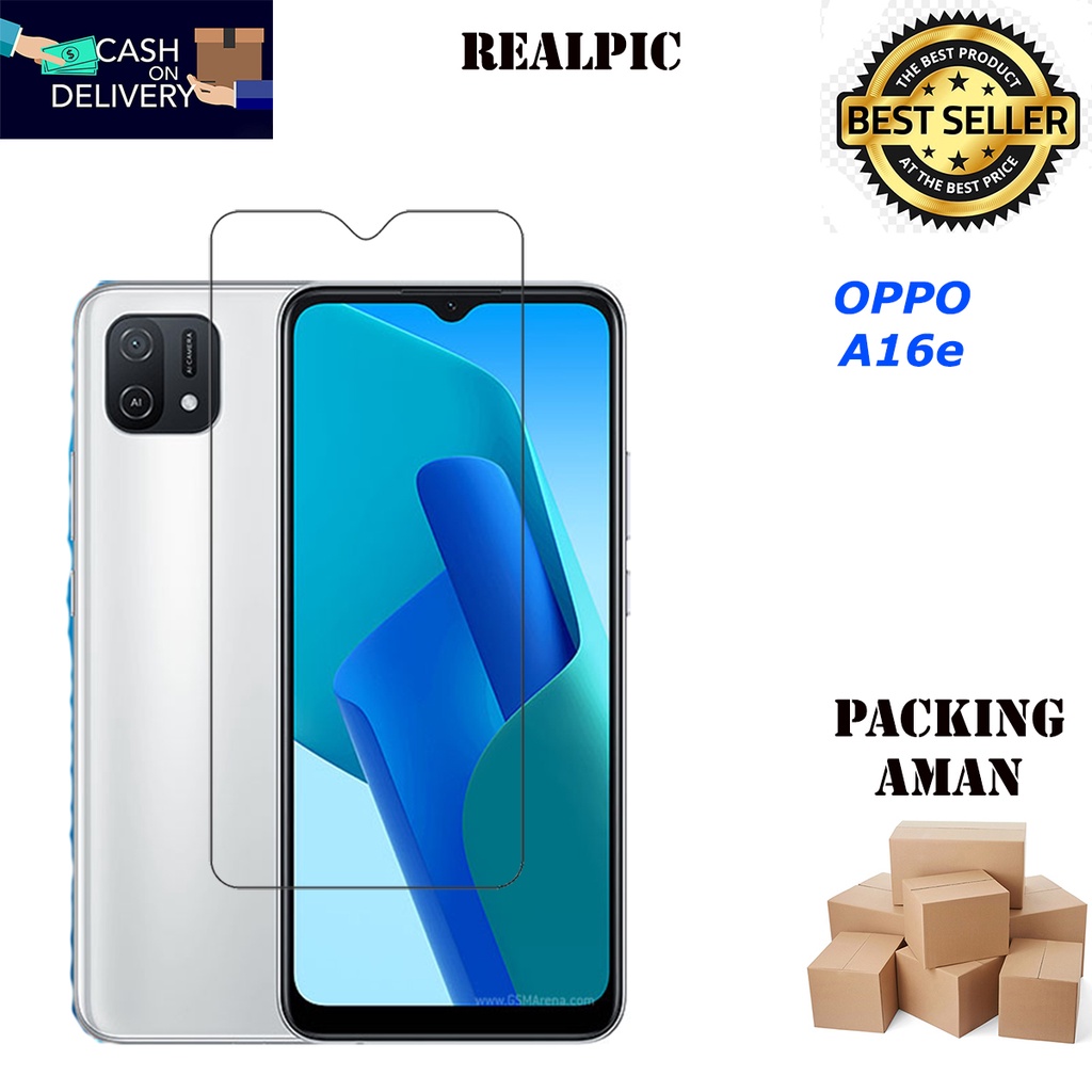 Tempered Glass Oppo A16E Screen Protector Anti Gores