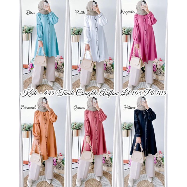 Tunik Crinkle Airflow Ribyka 445