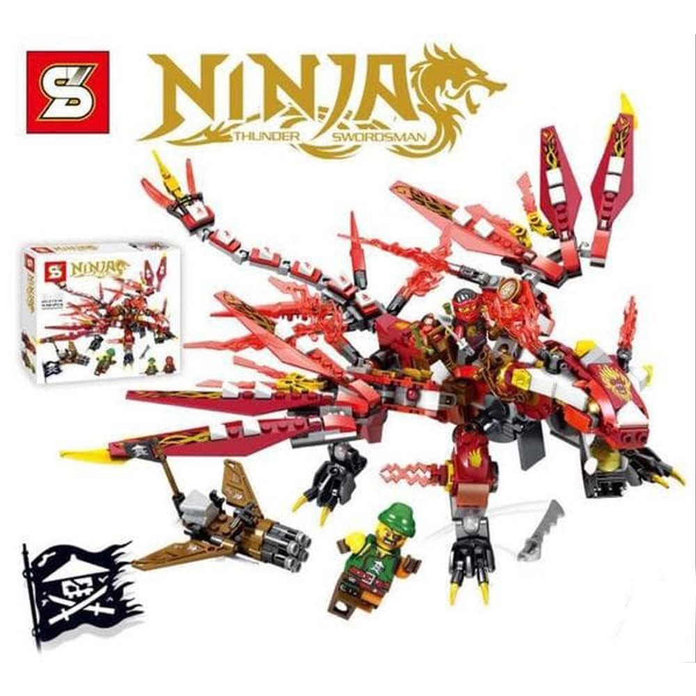 lego red dragon ninjago