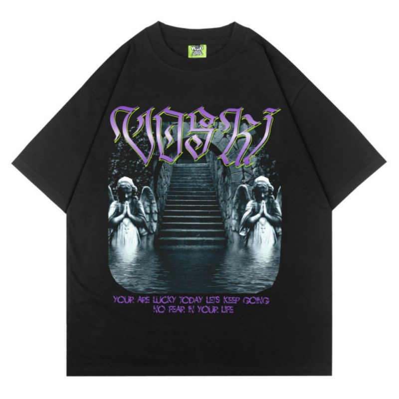 KAOS VOSKI-KAOS DISTRO-KAOS COWO CEWE OVERSIZE