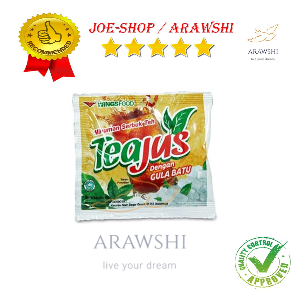 

MINUMAN TEA JUS MINUMAN TEH INSTANT GULA BATU PCK 60X8g