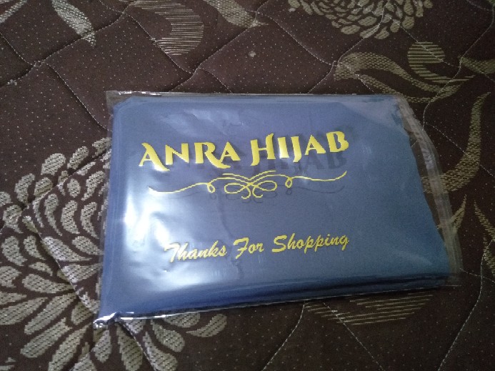 Sablon Plastik Opp Ukuran 20x25 Isi 100 Pcs Cocok Untuk Kemasan Hijab