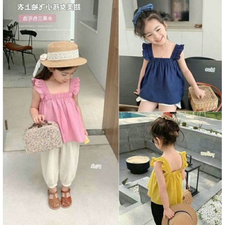 A&M Star KIds Baju Anak Cewe Korean Style Kekinian /Pakaian anak Perempuan 1-6 Tahun /Dress anak Cew