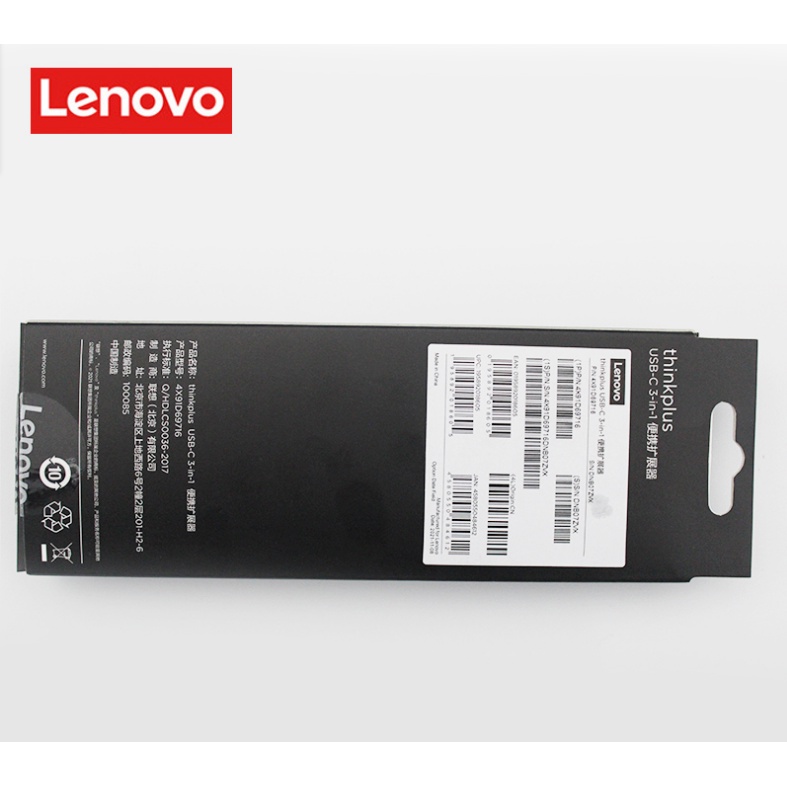 Lenovo Converter USB Type C 3IN1 to 4K HDMI + VGA Adapter Connector