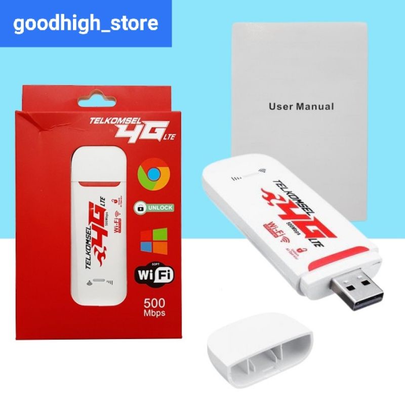 Modem Usb 4G TELKOMSEL 500Mbps Wifi Mifi All Operator