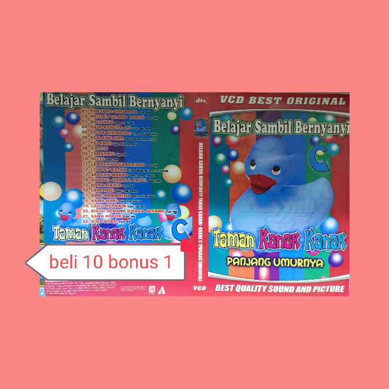 Kaset Lagu Anak " Taman Kanak Kanak C "