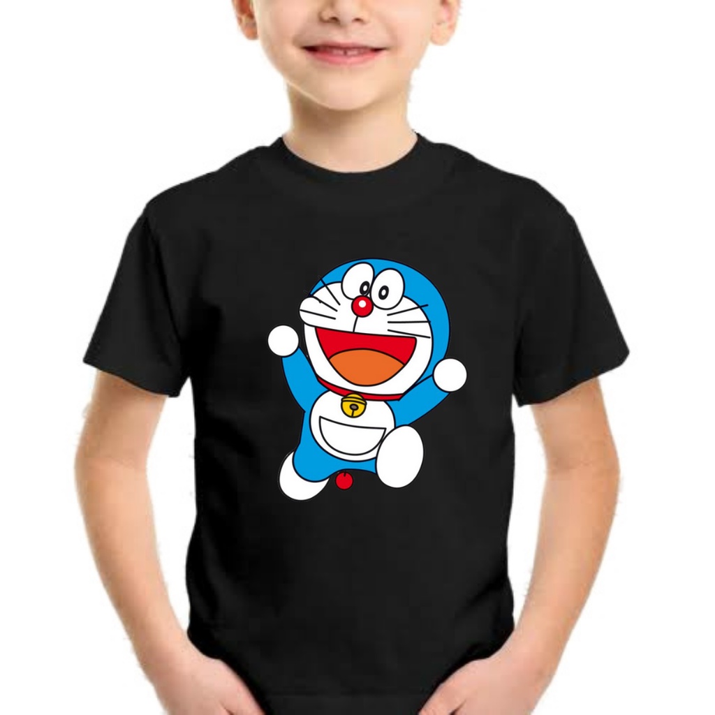 Clothing May - Kaos Karakter Doraemon Karakter Kaos Anak Koas Anak Karater Distro Kekinin T Shirt Tshirt T-Shirt Premium Murah