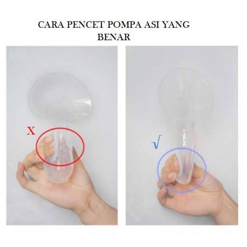 Pompa Asi Manual Bahan Silikon Untuk Ibu Menyusui