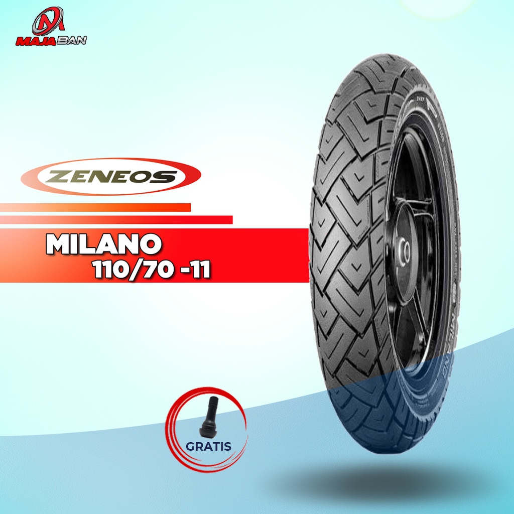 Ban Motor Vespa Matic // Zeneos Milano 110/70 Ring 11 Tubeless
