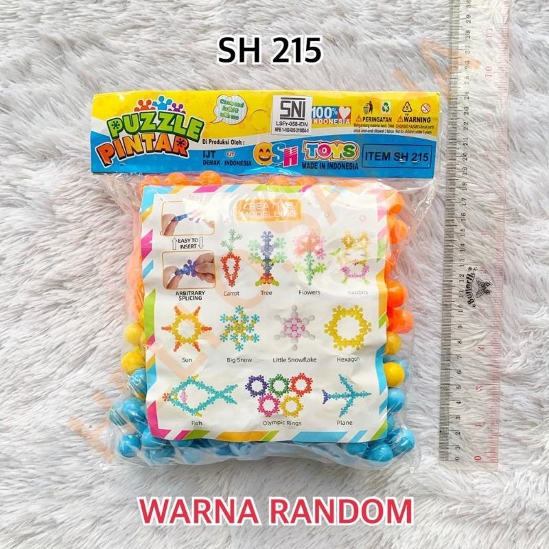 MAINAN EDUKATIF PUZZLE PINTAR BUNGA NO. SH 215