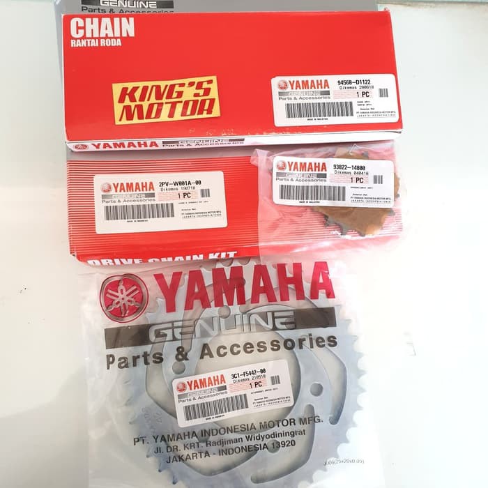 GEAR, GIR, SET / GEARSET MX KING, MX 150 (2PV) ASLI YAMAHA