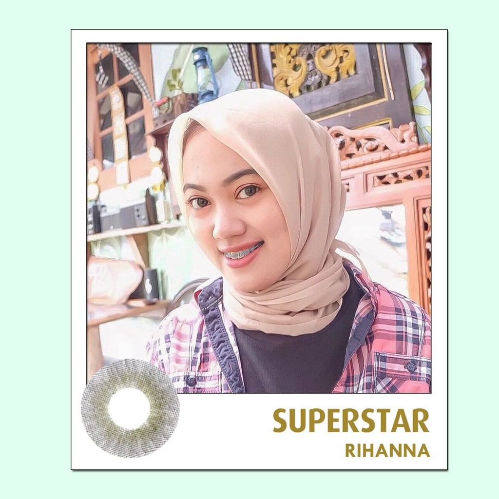 Superstar Rihanna lensa warna softlens premium