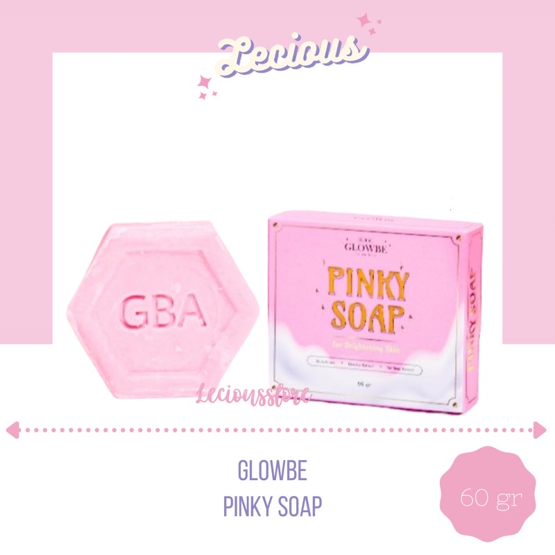 pinky soap glowbe beauty