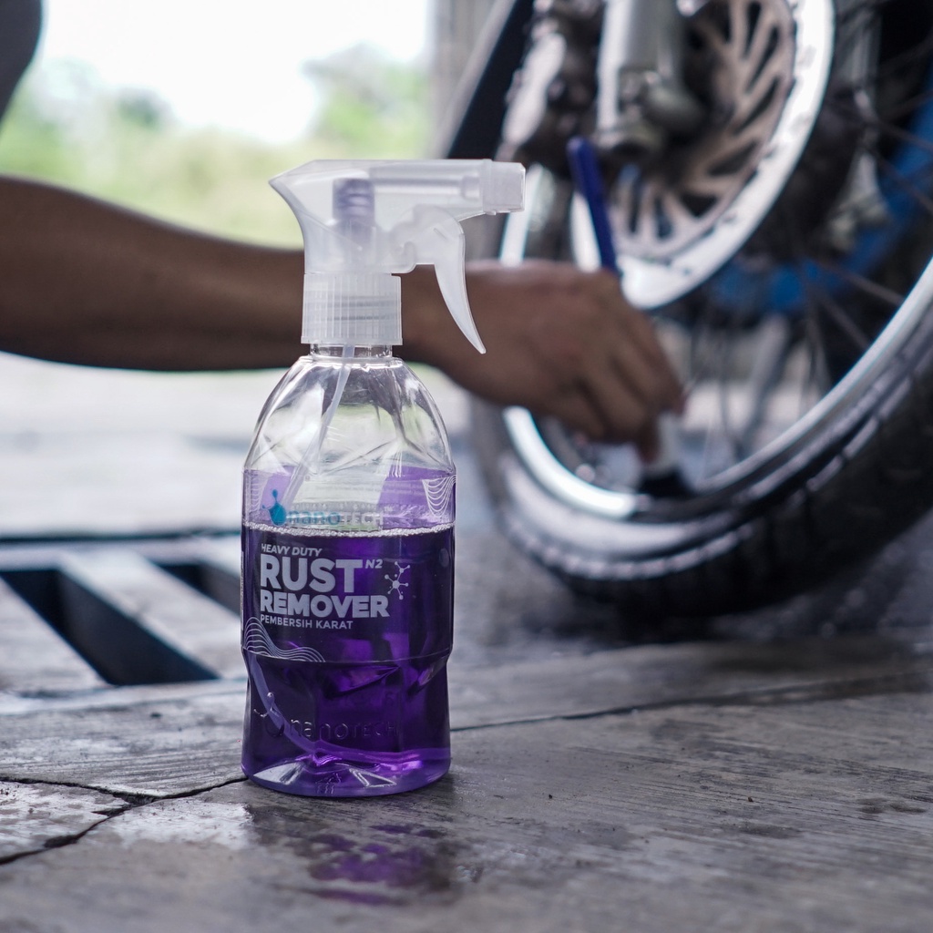 RUST REMOVER HEAVY DUTY - nanoTECH PROTECTION - PEMBERSIH KARAT - PENGHILANG KARAT - PEMBERSIH MESIN MOTOR - PEMBERSIH MESIN MOBIL - PENGKILAP MESIN - PEMBERSIH KERAK MESIN