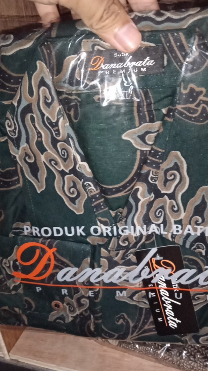 Kemeja Batik Lengan Panjang Ori Batik Danabrata Motif Mego Ranting Ijo Size M L Xl Xxl Reguler