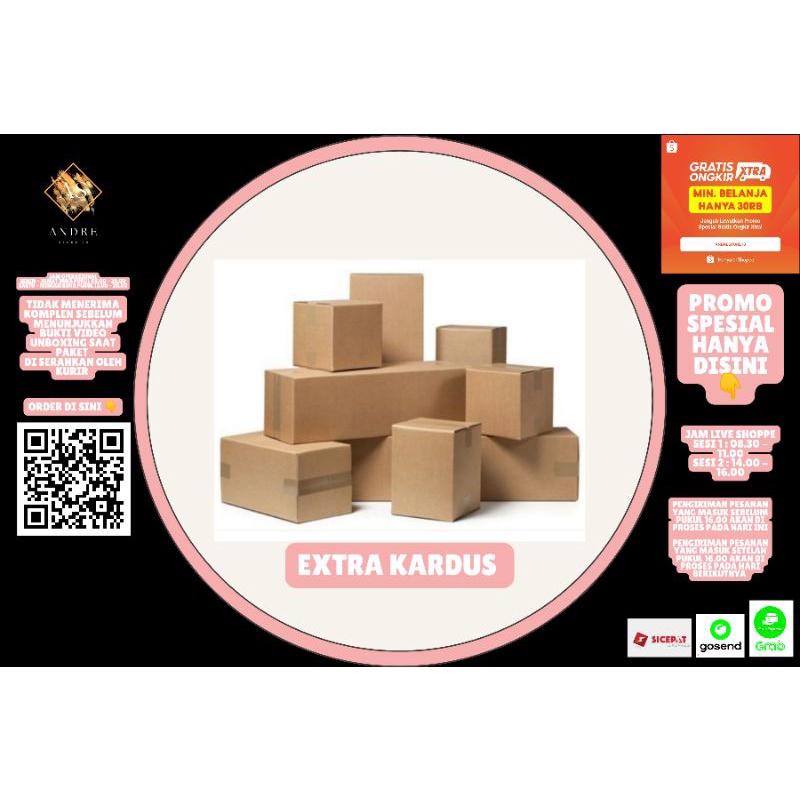 

Extra Tambahan Packing - Extra Kardus *AndreStore18*