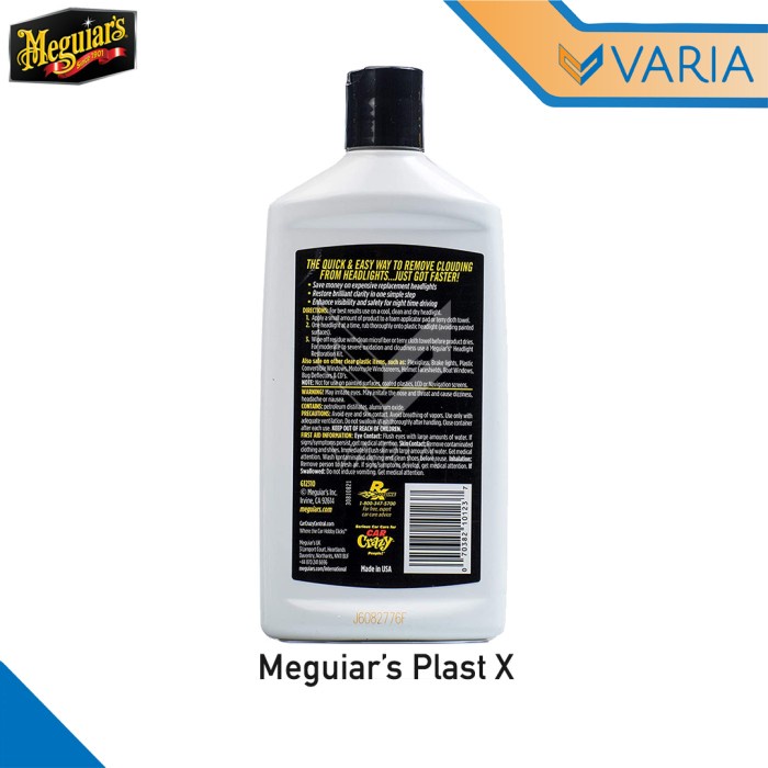 Meguiar's Plast X Clear Plastic Cleaner &amp; Polish 295 ml Meguiars G12310