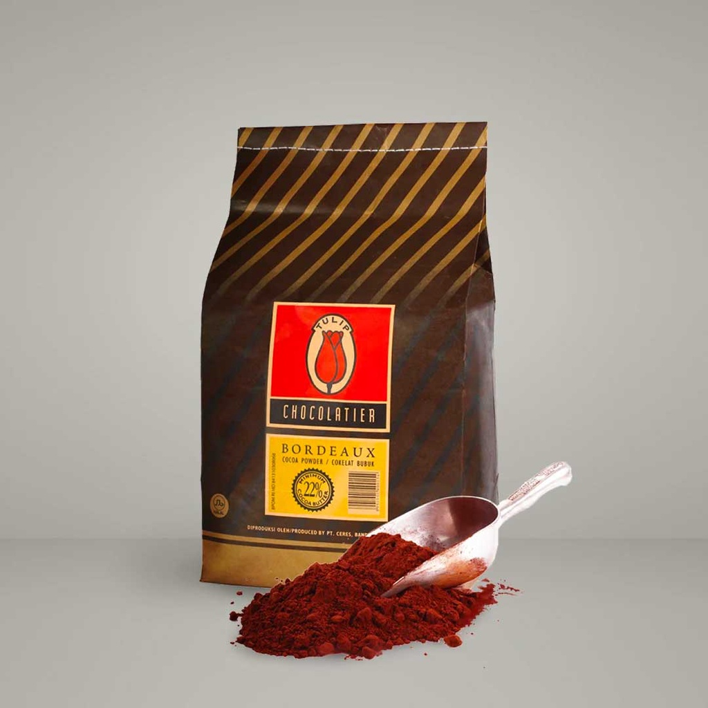 Tulip Cocoa Powder Bordeaux / Tulip Coklat Bubuk 250gr - REPACK