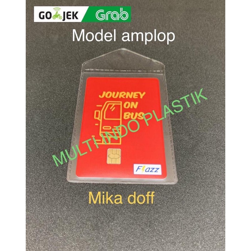 amplop doff/cover id card/sampul id card/plastik id card/kantong nametag/kantong id card/nametag