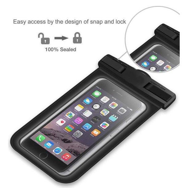 Case Sarung Pelindung HP Anti Air Waterproof Seal Bag Universal 6.5 Inch OCEANMART OCEAN MART Aksesoris Handphone Murah Grosir