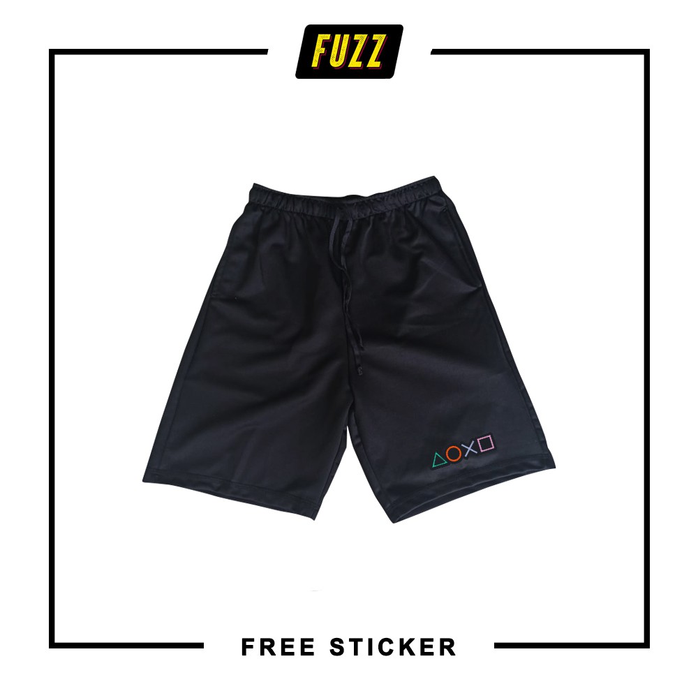 Celana Pendek Pria Boxer Logo Playstation PS Kolor Short Pants Cowok Cewek Distro