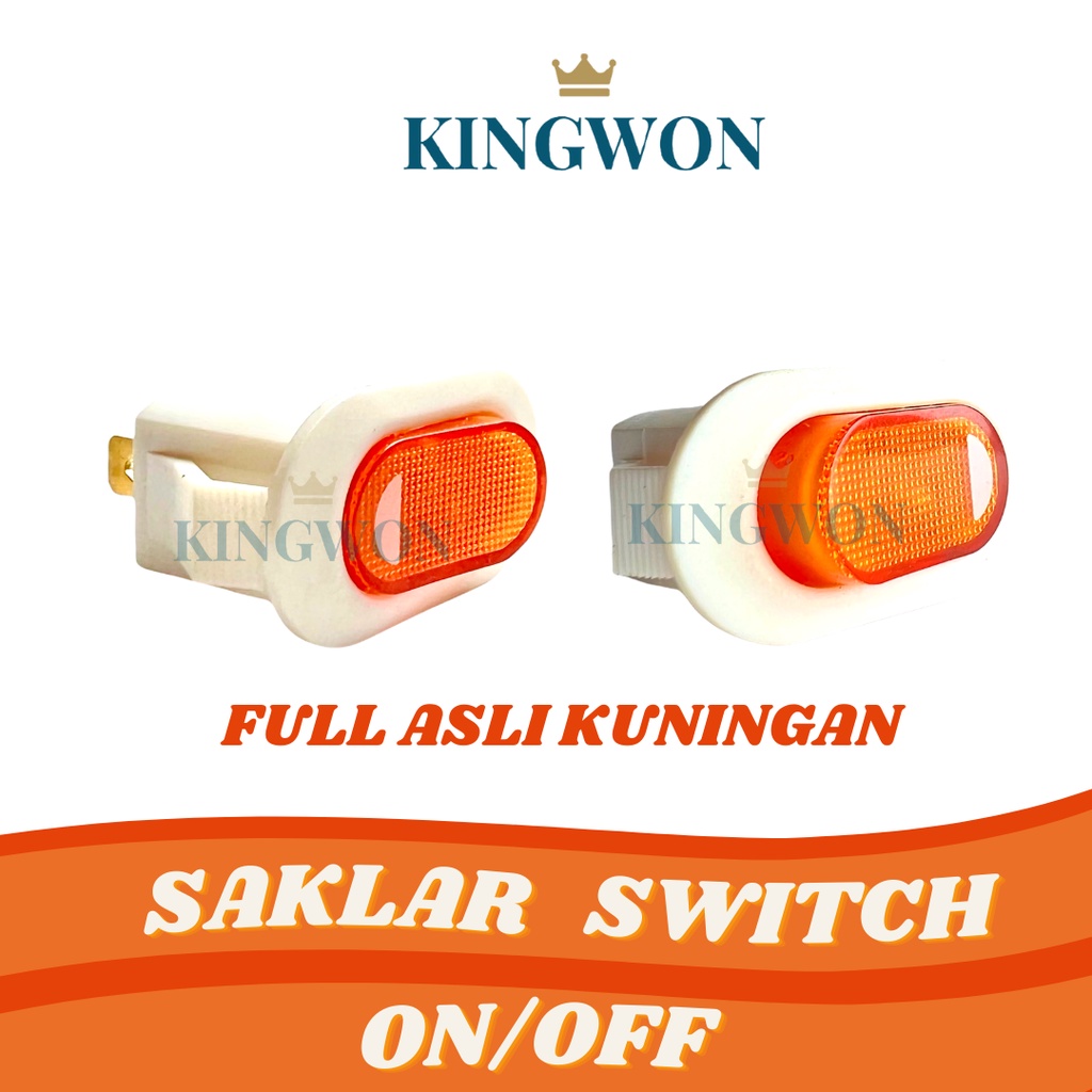 SAKLAR SWITCH ON OFF 3 PIN 3 KAKI HITAM