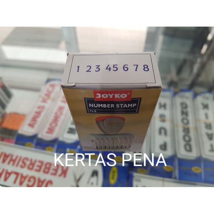 

STEMPEL ANGKA JOYKO N-8 / NUMBER STAMP