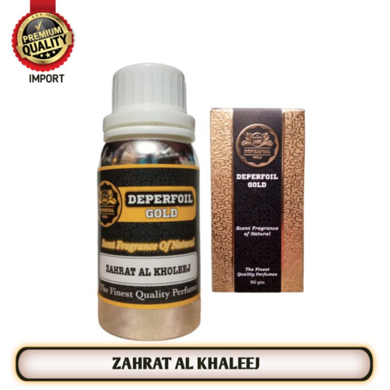 Bibit Parfum Zahratul Khalij - 100 ml Segel - Original - Parfum Nabi