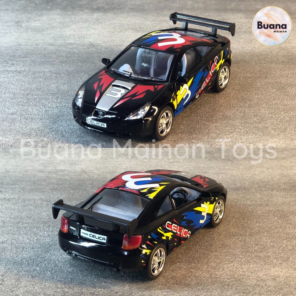 DIECAST KINSMART STREET FIGHTER TOYOTA - HONDA HOBI KOLEKSI MINIATUR Mobil Sport Car Kolektor