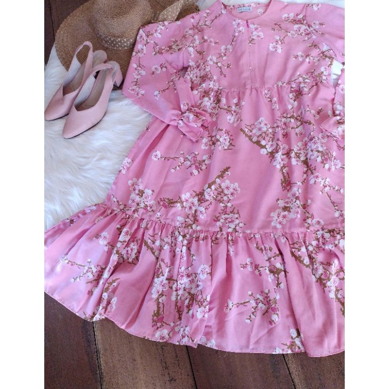 Sakura Tunik/ Baju Atasan Wanita Tunik Muslim