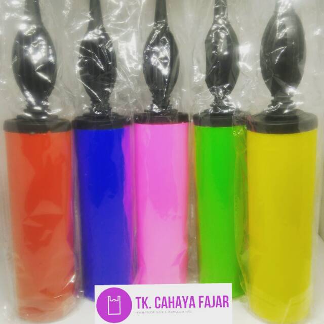 Jual Pompa Balon Tangan Pompa Balon Manual Warna Warni Shopee Indonesia