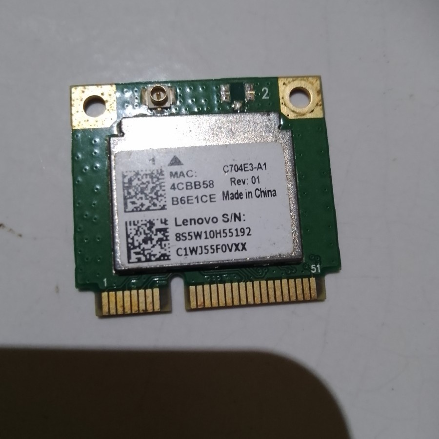 Wifi card IBM Lenovo Ideapad 100-14iby 100-15iby 855W10H55192 C1WJ55F0